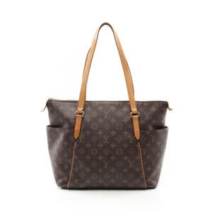 Louis Vuitton Totally Tote Bag Canvas Leather Monogram Brown